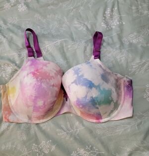 Torrid Multicolor Tie-Dye Padded Underwired Bra Size DDD40
